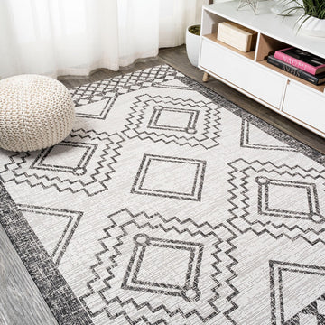 Marokko Diamond Tribal Medallion Indoor/outdoor Area Rug